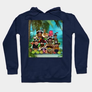 Pirates coming to the island Hoodie